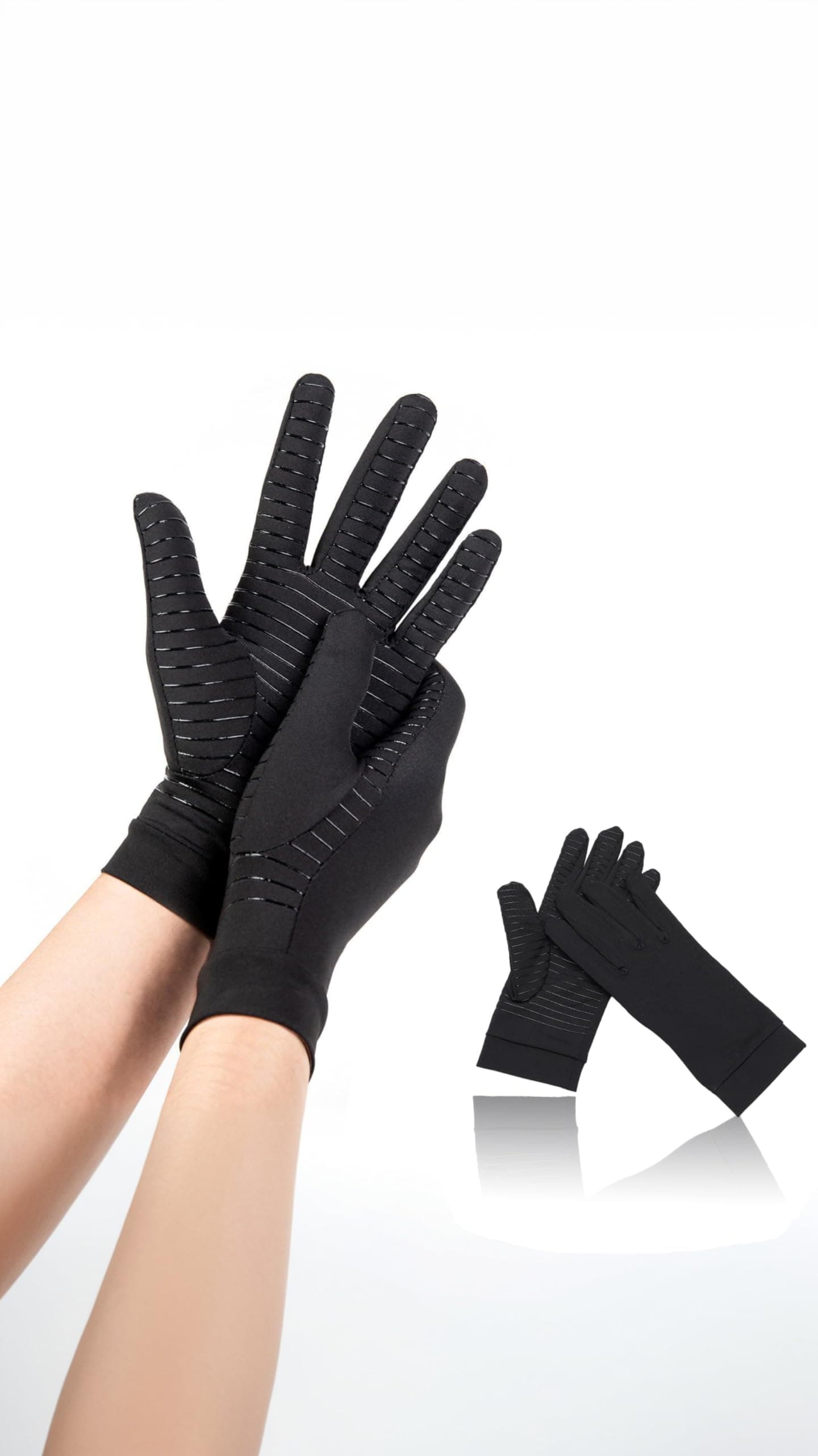 Sweet seven Enhance Comfort and Mobility: Fingerless Compression Arthritis Gloves with Grip for Rheumatoid, Joint Pain, Raynauds. Boost Circulation, Relieve Pain, Prevent Injury, and Keep Warm!