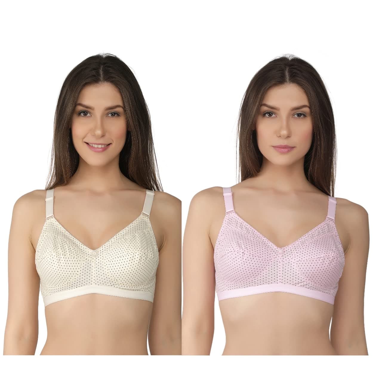 Layeba Women Full Coverage Cotton 2 Pack Combo