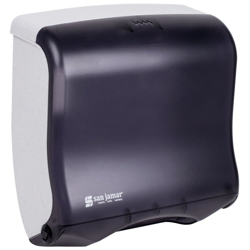 CARLISLE FOODSERVICE PRODUCTS T1755TBK Ultrafold Fusion Folded Towel Dispenser, Fits 400 Multifold/240 C-Fold Towels, Classic, Black Pearl