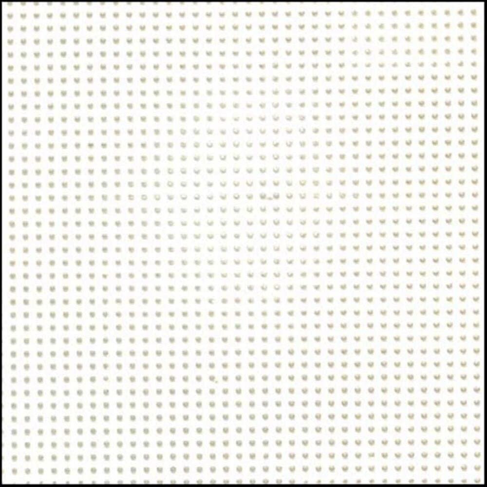 DaricePerforated Plastic #14 Mesh Plastic Canvas, White - 8.25" x 11" - 2 Pieces