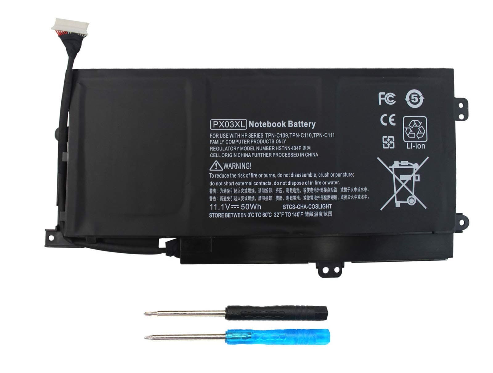 PX03XL 715050-001 K002TX K022DX Battery for HP Envy 14 Touchsmart M6 M6-K M6-k022dx M6-K125DX M6-K015DX M6-K025DX M6-K010DX M6-K022DX 14-K112NR 14-K002TX 714762-1C1 TPN-C109 TPN-C110 TPN-C111 Laptop
