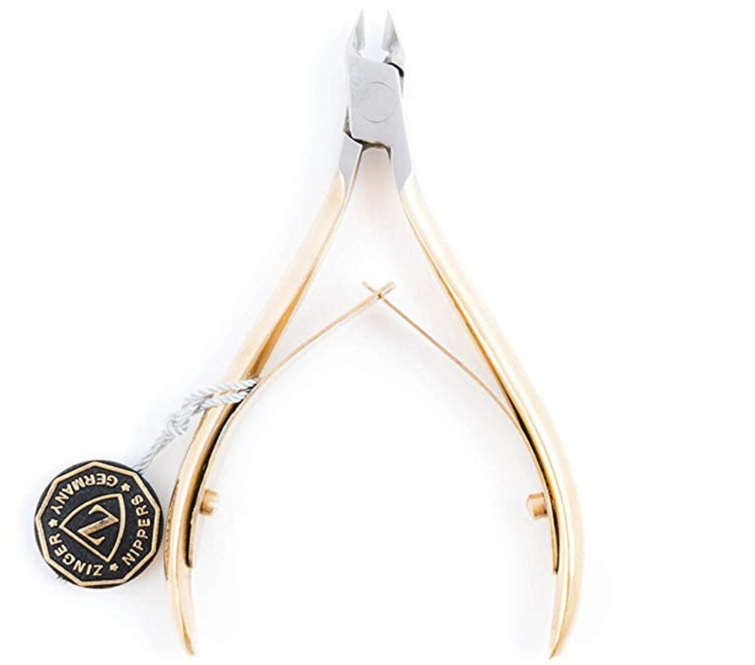 Zinger Top Professional Quality Ultra Cuticle Nippers - Salon Professional Series - Gold Color Steel- PS001HG SH