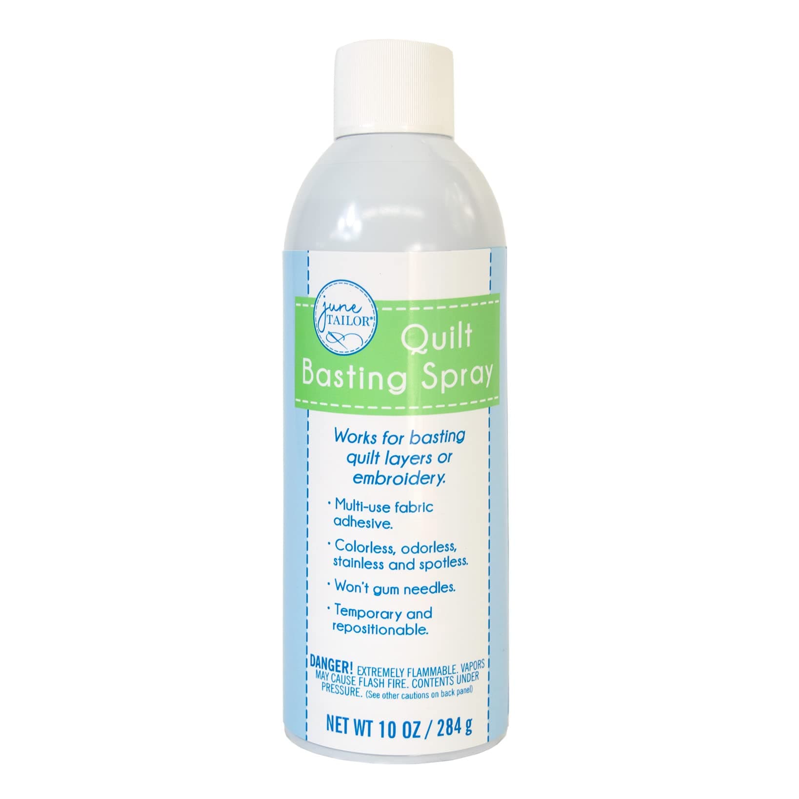 June Tailor JT440 Quilt Basting Spray, 10 ounce can Blue
