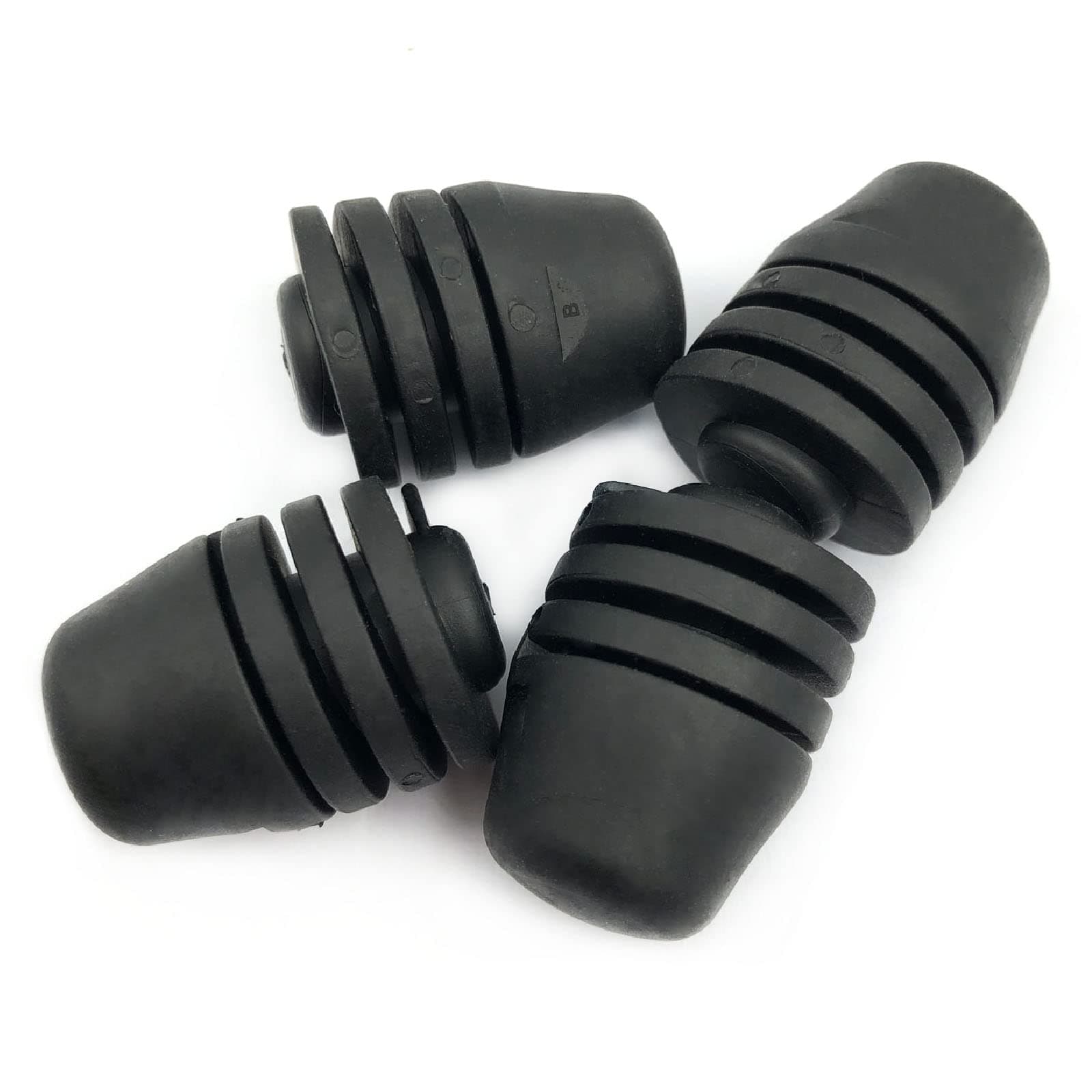 DEVMO 4pcs Hood Rubber cushion Bumper-Bonnet Cushion Spin Hood Bumper Stops Compatible with Cushion Stoppers Black Rubber