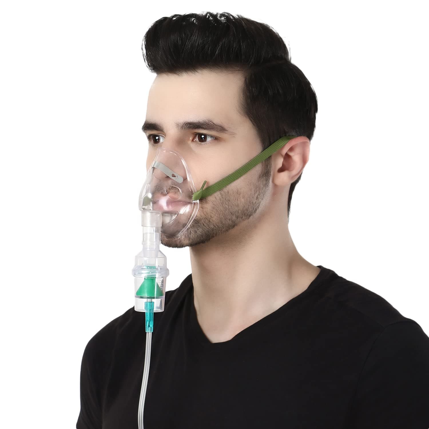 RCSP Nebulizer Mask For Adults And Kids - Latex-Free,Adjustable Fit,Easy To Clean,Universal Compatibility Nebulizer Parts With 2 Nebulizer Mask & 1 Mouthpiece