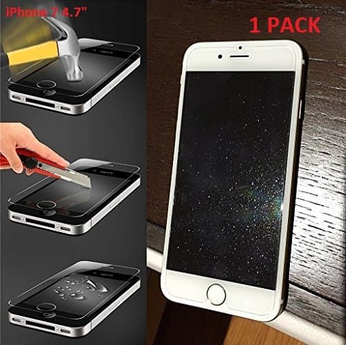 Powerdigital(tm) [[ 1 Pack ]] Glitter Diamond Sparkling Tempered Glass Screen Protector for Apple iPhone 8 4.7 Inch/iPhone 7 4.7" Models