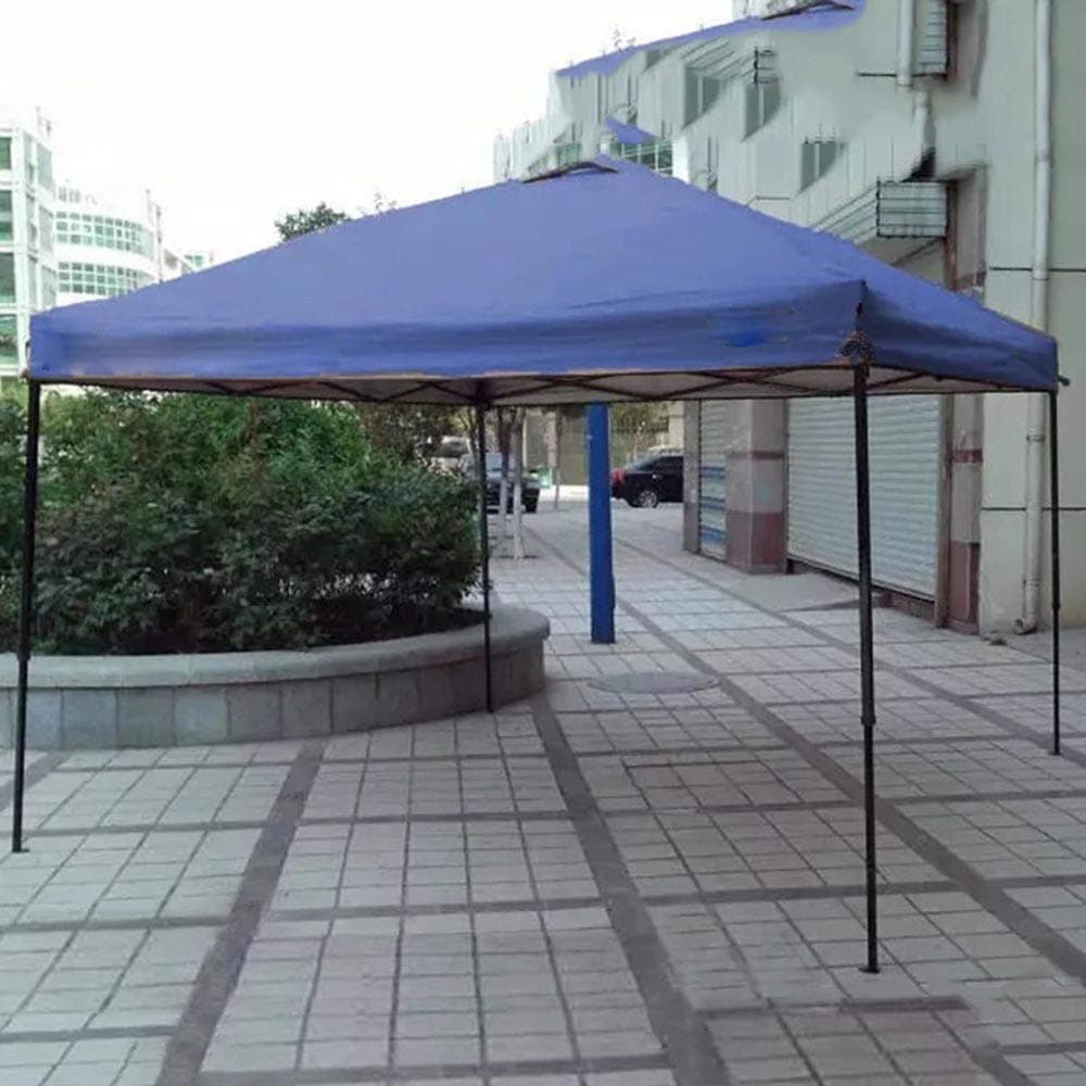 Gazebo WYZQQ Outdoor Pop-Up Tent, Portable Awning, Instant Folding Party Tent, Car Shelter Wedding Party Easy Pop Up ,Silver Plastic Sunscreen Cloth, Stainless Steel Bracket