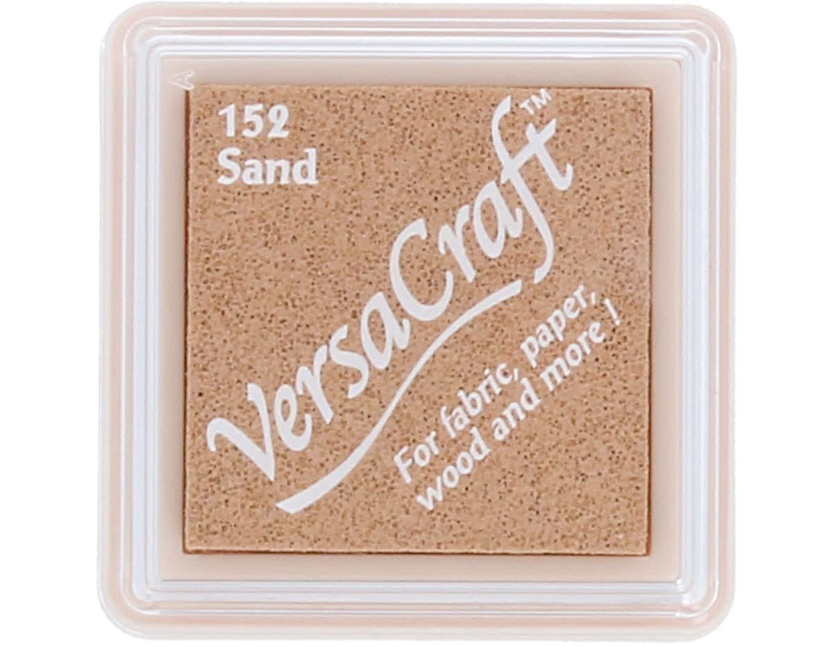 Tsukineko Versacraft Ink vks-152 Stamp Fabric Small Cube 25 x 25 mm, Sand