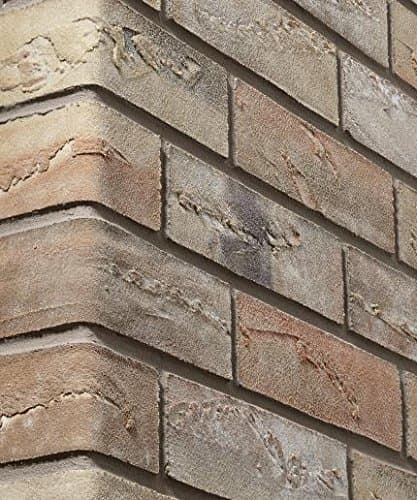 Elastolith 99621 Flexible Mineral Brick Slips Corsica, One Box Covers Covers1 sqm, Brown
