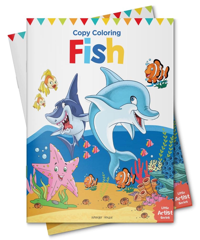Little Artist Series Fish: Copy Colour Books