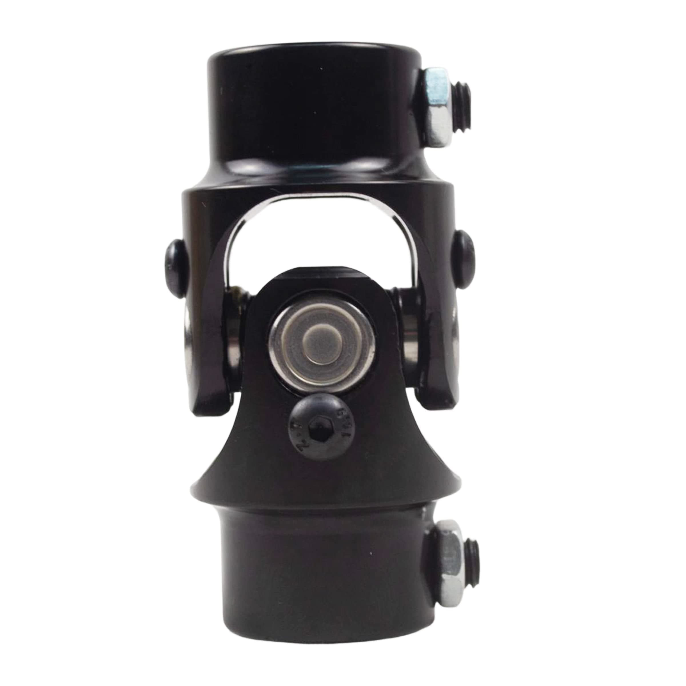 5/8"-36 Spline X 3/4" DD Black Steering Universal Joint Single U Joint Shaft, Total Length: 83mm (3-1/4")