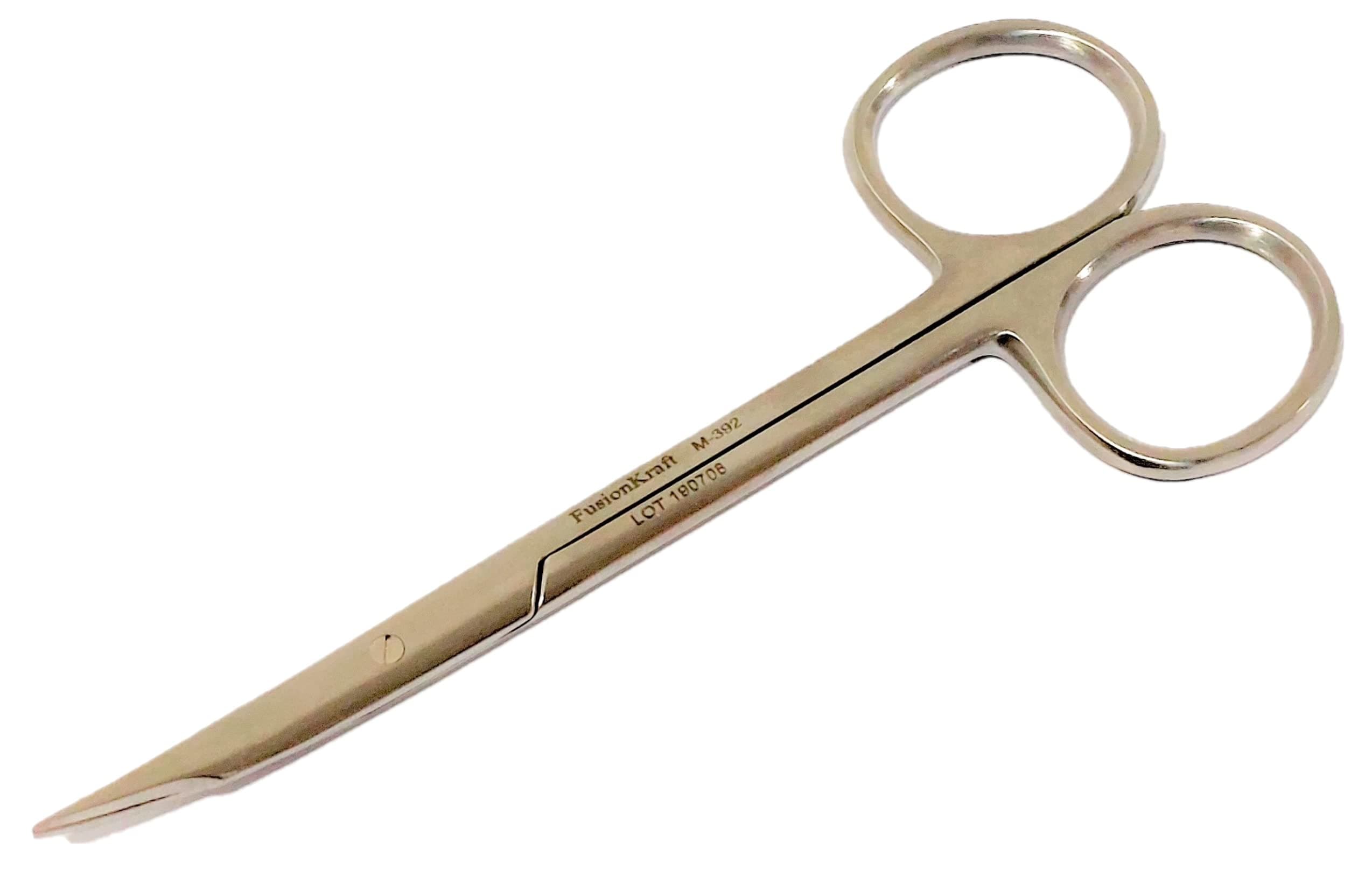 FusionKraft Stevens Dissecting Tenotomy Scissors, Delicate Tenotomy Tips, Curved Blades, 5"