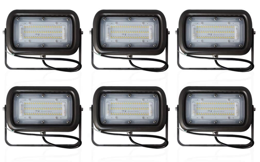 LED Outdoor Landscape Light, 15 Watt Wide Flood (100W Equivalent), 1500 Lumens, 5000K (Daylight), IP65 Waterproof, 120-277v, UL & DLC – Bracket Mount – 5 Year Warranty