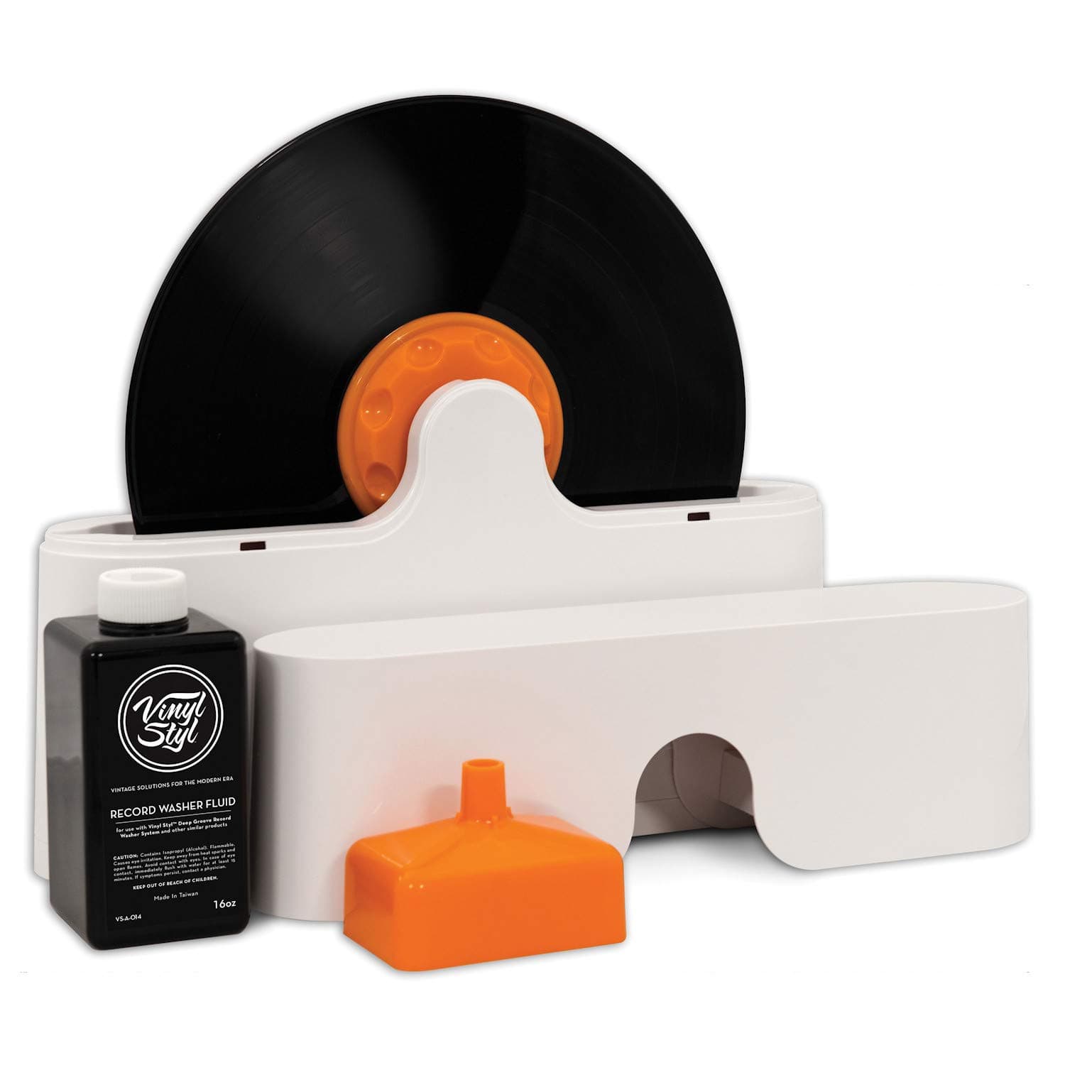 Deep Groove Record Washer System - for 7/10/12 Inch (White)