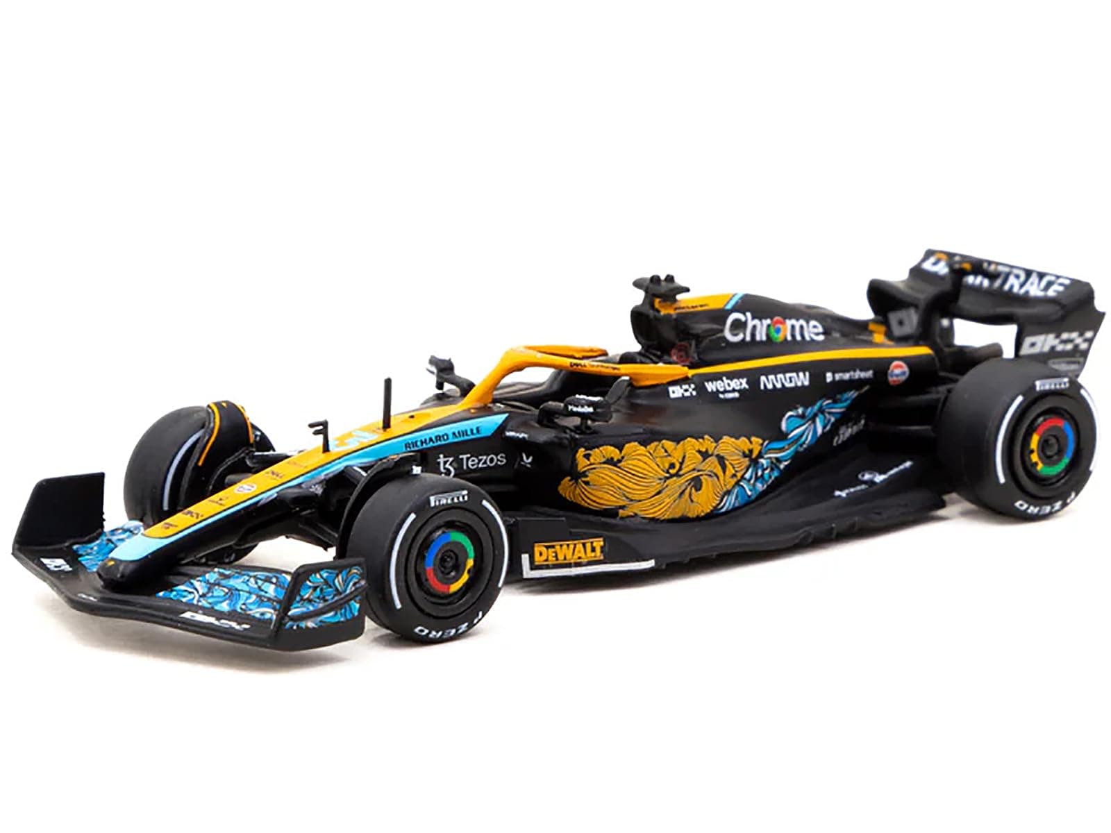 MCL36#3 Daniel Ricciardo Formula One F1 Abu Dhabi GP (2022) "Global64 Series 1/64 Diecast Model T64G-F041-DR3