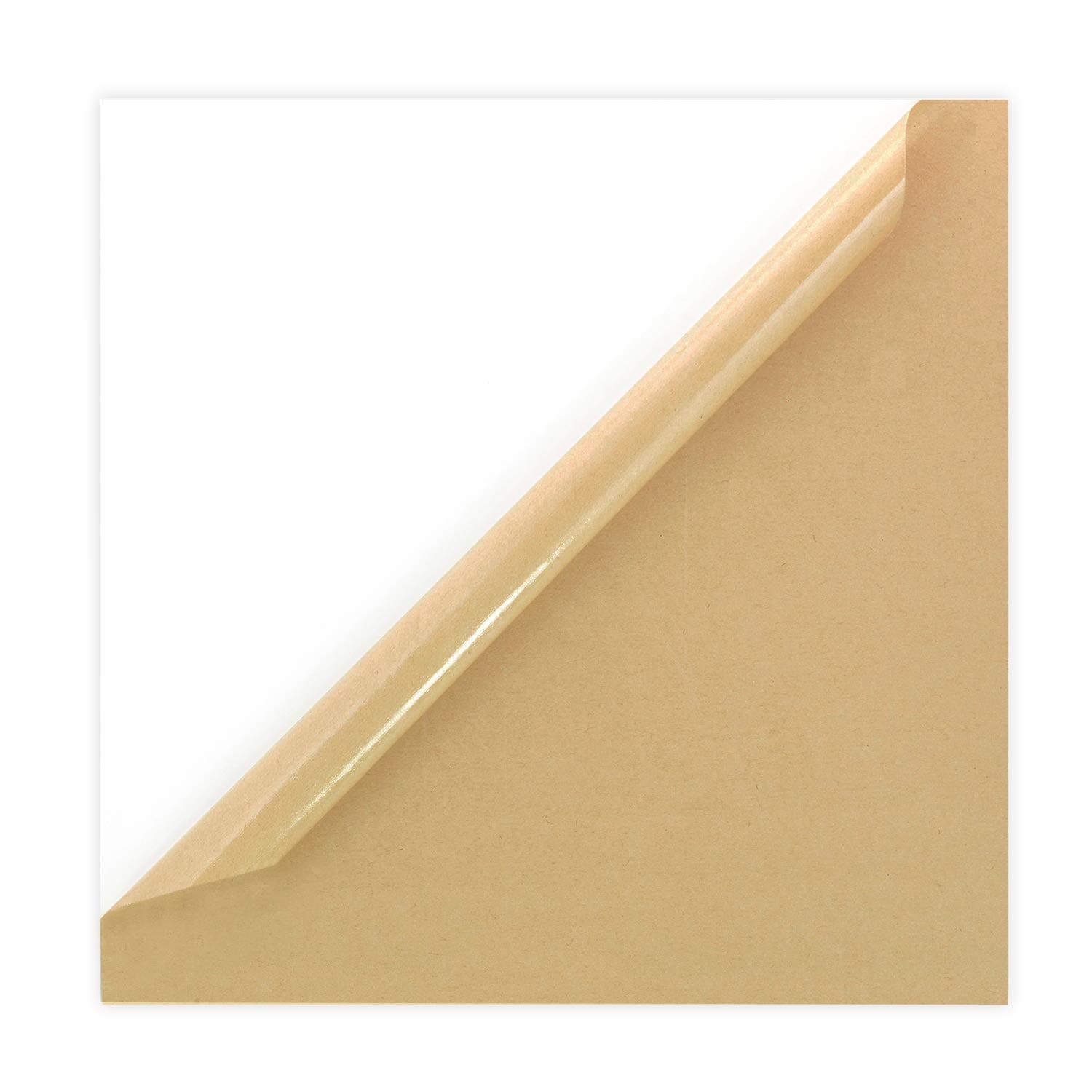 White Cast Acrylic Sheet 11.850 x 11.850 Inches 0.118 Thick Opaque Non-Transparent