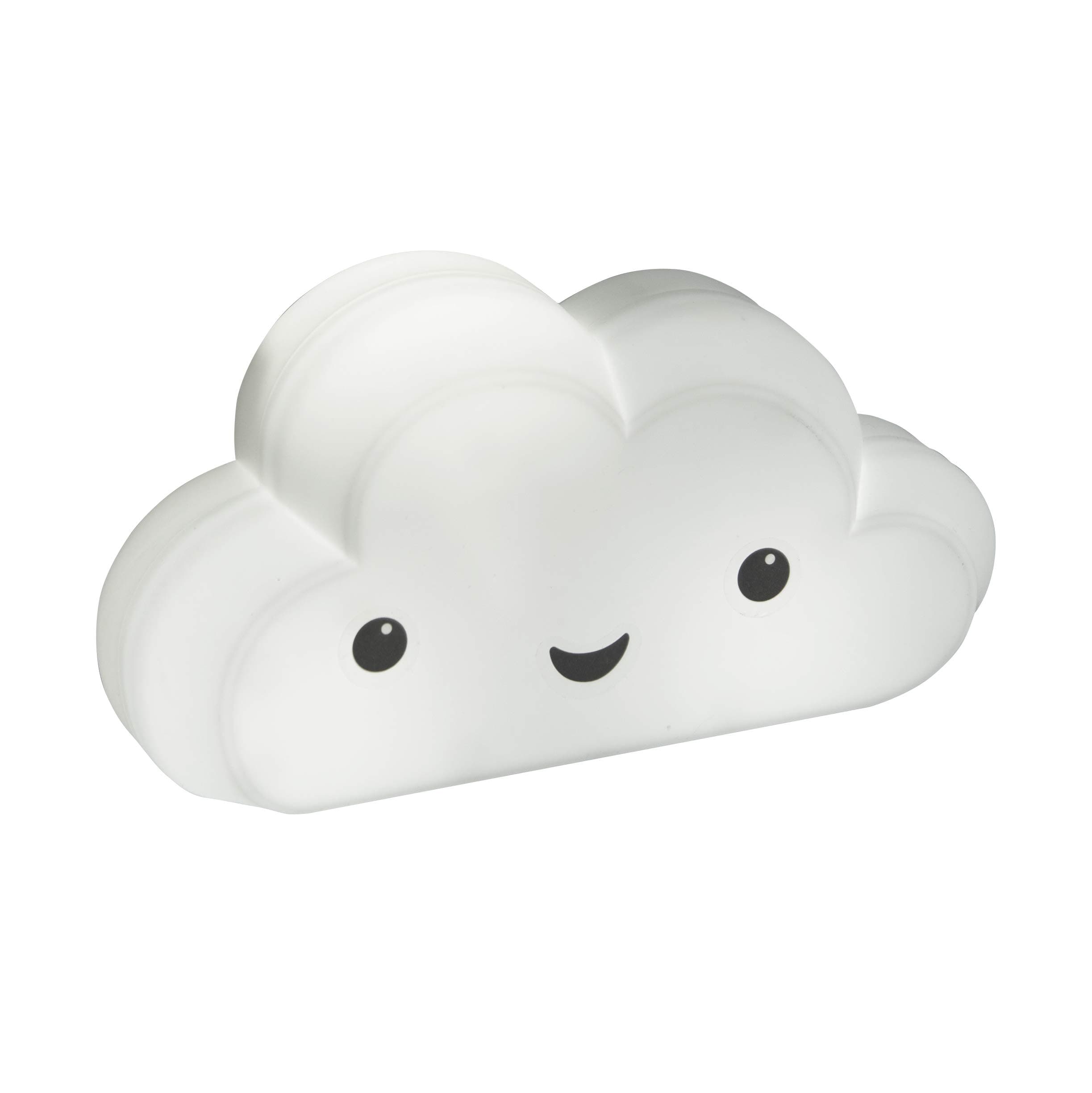 PaladoneKawaii Cloud Novelty Lamp Projects A Rainbow onto Walls & Ceiling | Can Be Personalised with Sticker Decoration | Perfect Night Light for Kids, 3.75 W, Multi-Colour