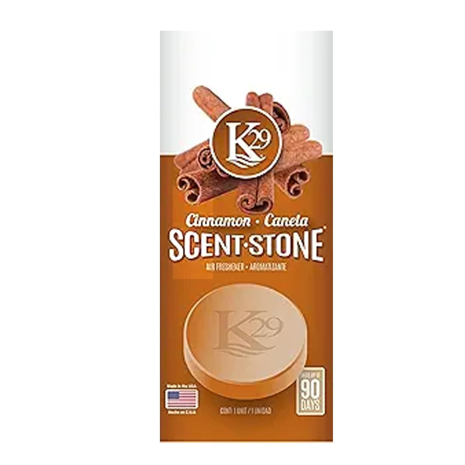 K29 Scent Stone: The Best Car Air Freshener for Home and Car - Long Lasting Car Air Fresheners, Cinnamon Scent