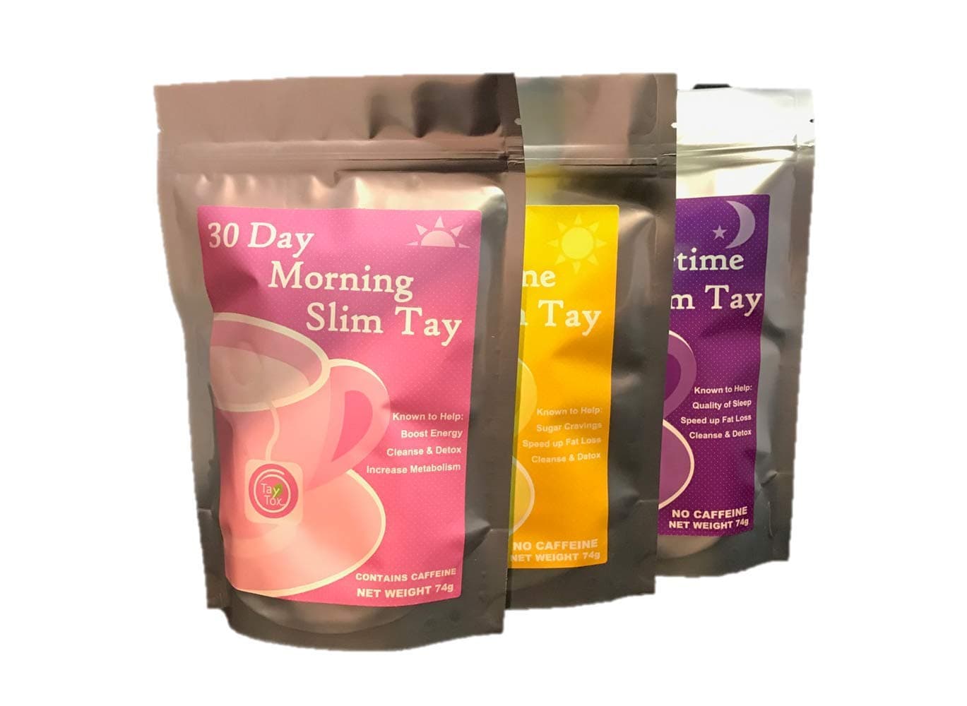 Tay Tox - Best Tasting Premium Detox Tea 30 Day Trio Slim Tay