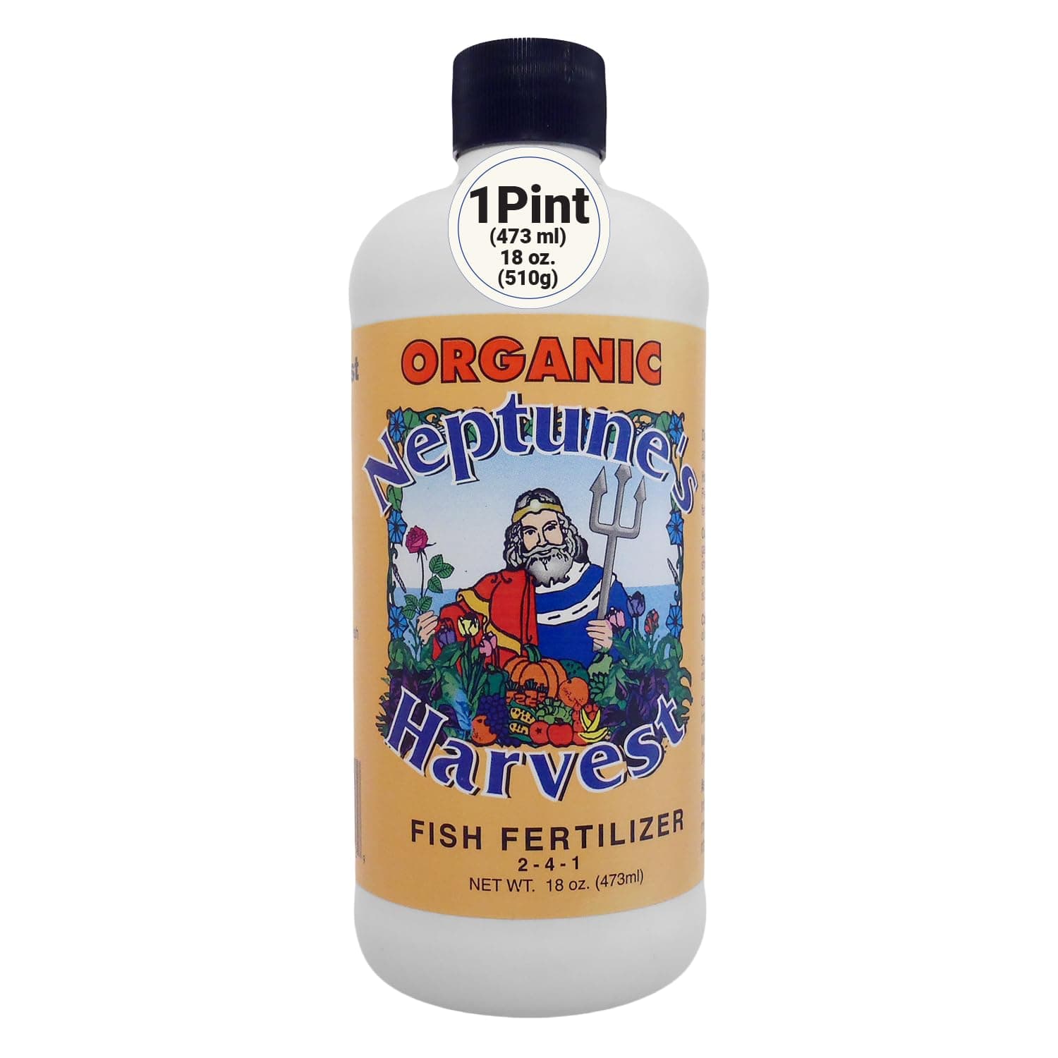Neptune's Harvest Fish Fertilizer 2-4-1, 18 Ounce