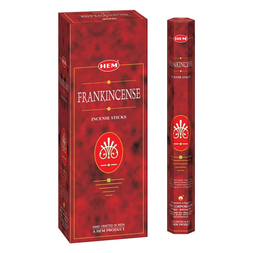 Hem Incense Sticks - 6 Packs (20 Sticks Each) (Frankincense)