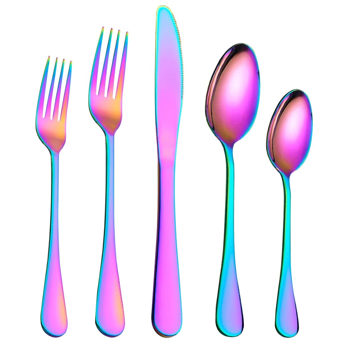 Rainbow Flatware serving Set