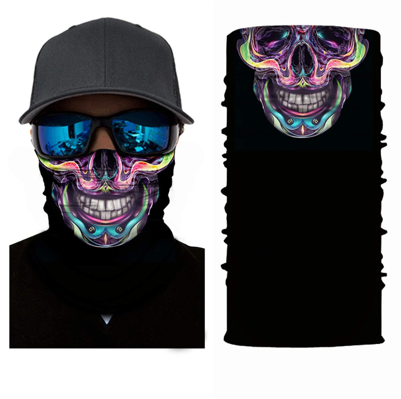 3D Multifunctional Protective Face Mask Cycling Scarf Outdoor Face Shield Headwear Windproof Hiking Headband Running Head Wrap Skiing Warm Neck Gaiter Snowboarding Bandana Balaclava UV Protection 005