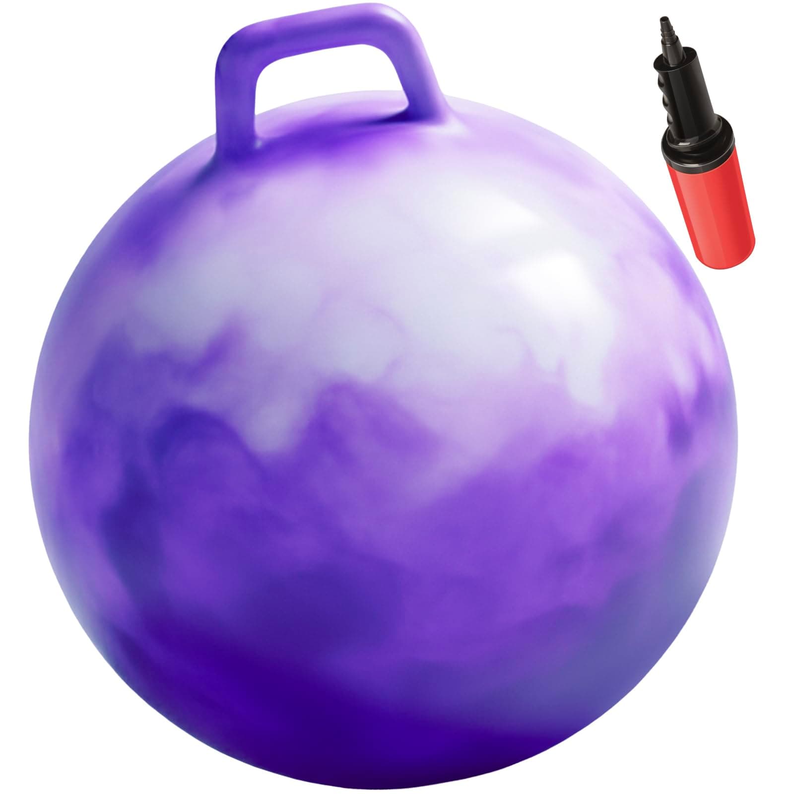 Hopper Ball for Kids | Hippity Hop Ball | Jumping Hopping Ball | Therapy Ball | Purple