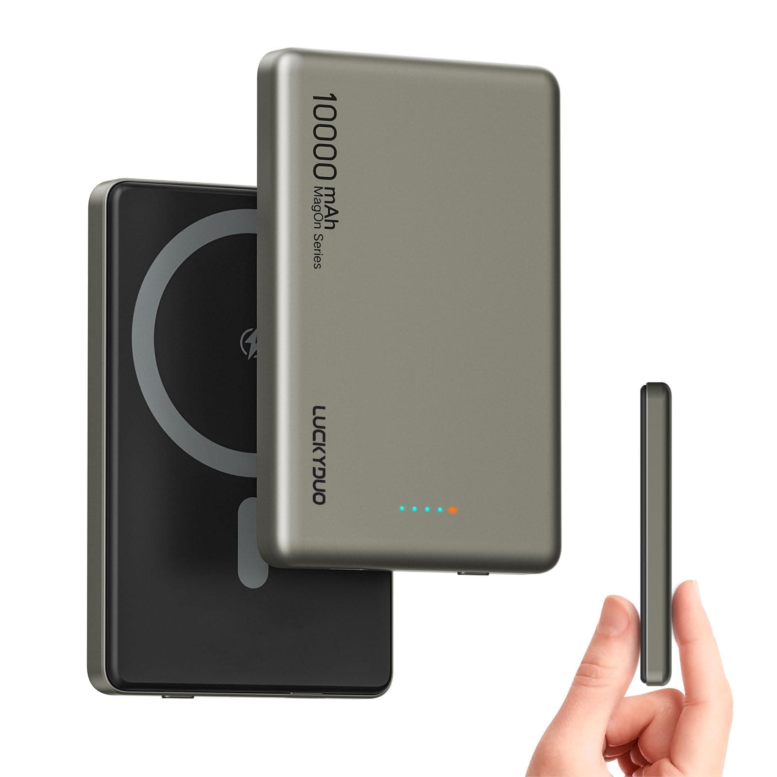 Sponsored Ad - Ultra Slim 10000mAh for Magnetic Portable Charger,0.47IN Thin Wireless Magnetic Power Bank, Compact Battery Pack with PD 20W Two Way USB-C Charging,Compatible with iPhone 16/15/14/13 Series