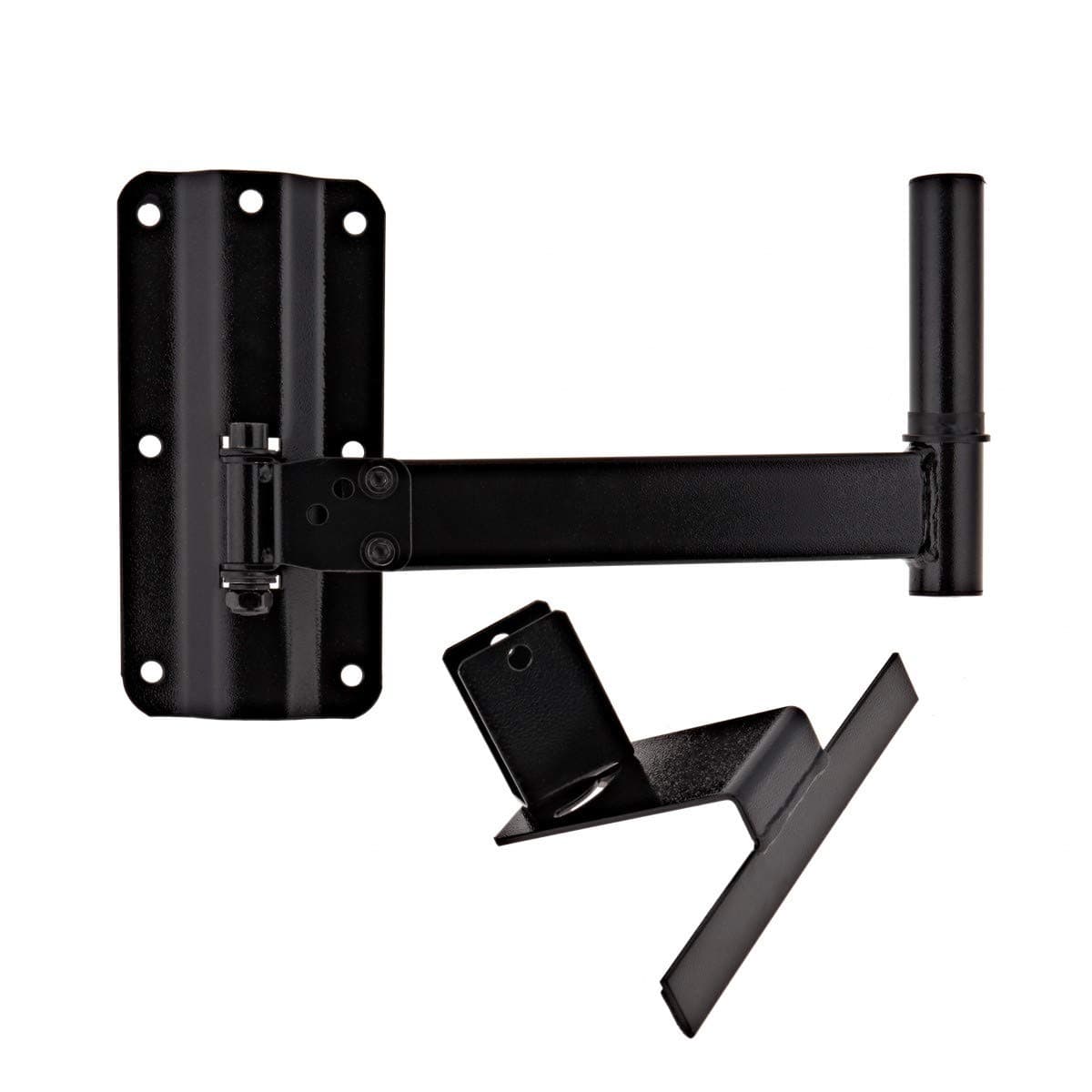 gear4music Deluxe Wall Mounted Speaker Bracket with Back Plate