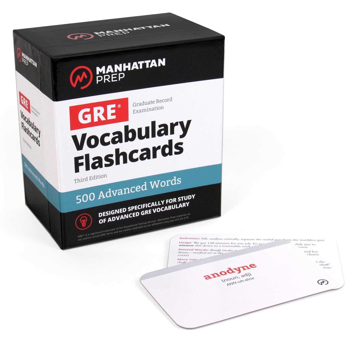 Manhattan Prep Publishing 500 Advanced Words: GRE Vocabulary Flashcards GRE Strategy Guides)