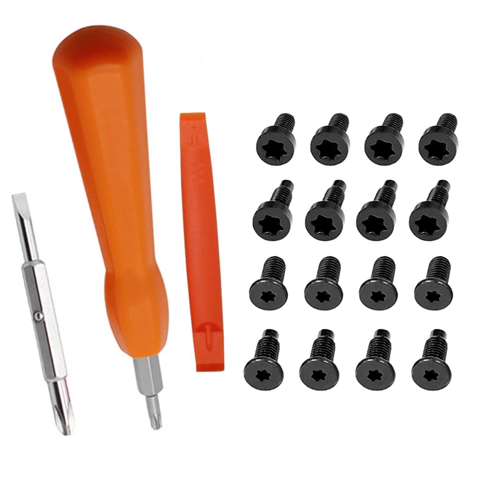 Fychuo Ring Doorbell Screws Replacement Security Screws with Screwdriver 16Pcs Spare Screws for Ring Doorbells Accessories Compatible with Video Door Bell Smart Doorbell T6/T15 Screw Set