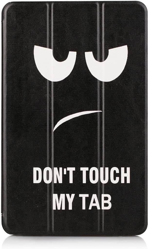 Galaxy Tab A SM-T580N Case,Tablet cover for Samsung Tab A -PU Leather Trifold Folio Case Stand Cover for Samsung Galaxy Tab A 10.1 (2016) SM-T580N / SM-T585N,Dont Touch