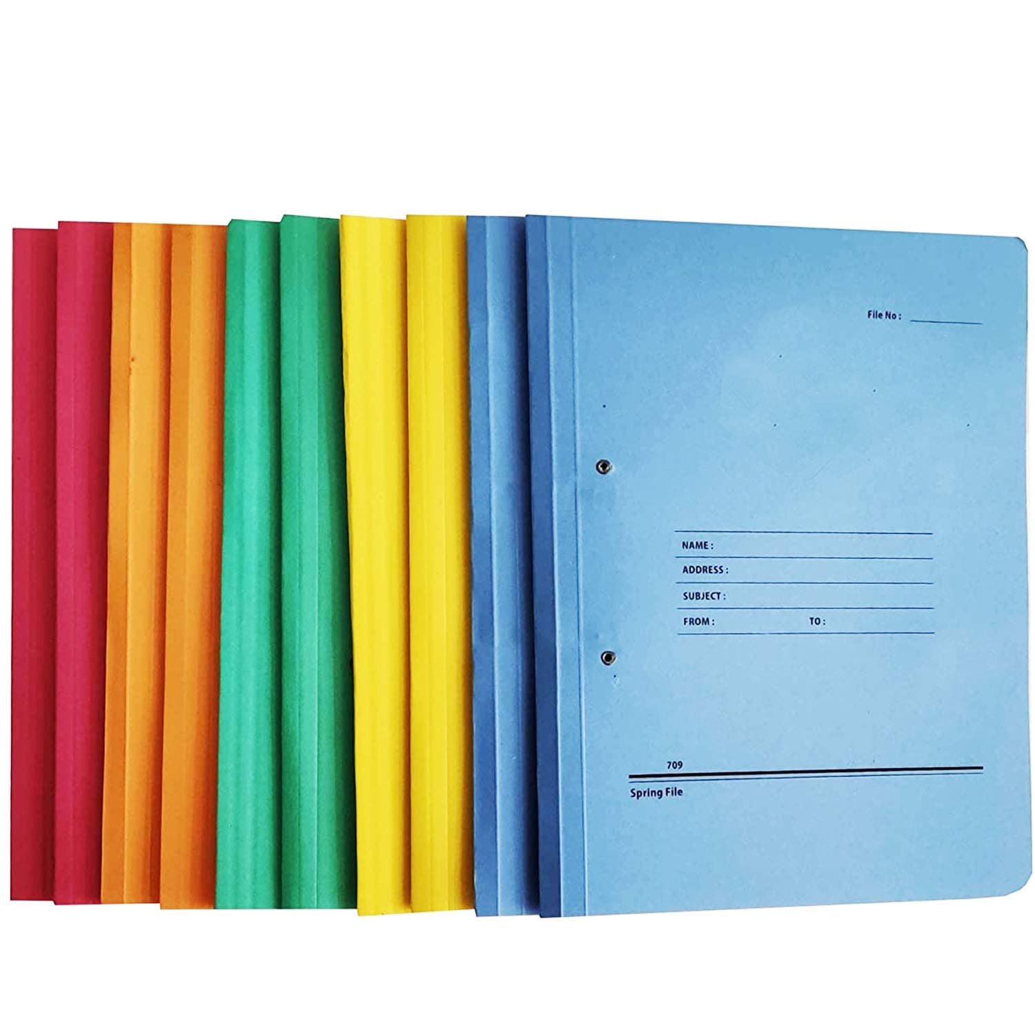 Spring File Board | Cobra File Folder for Documents | Files for certificates and documents (Pack of 10)