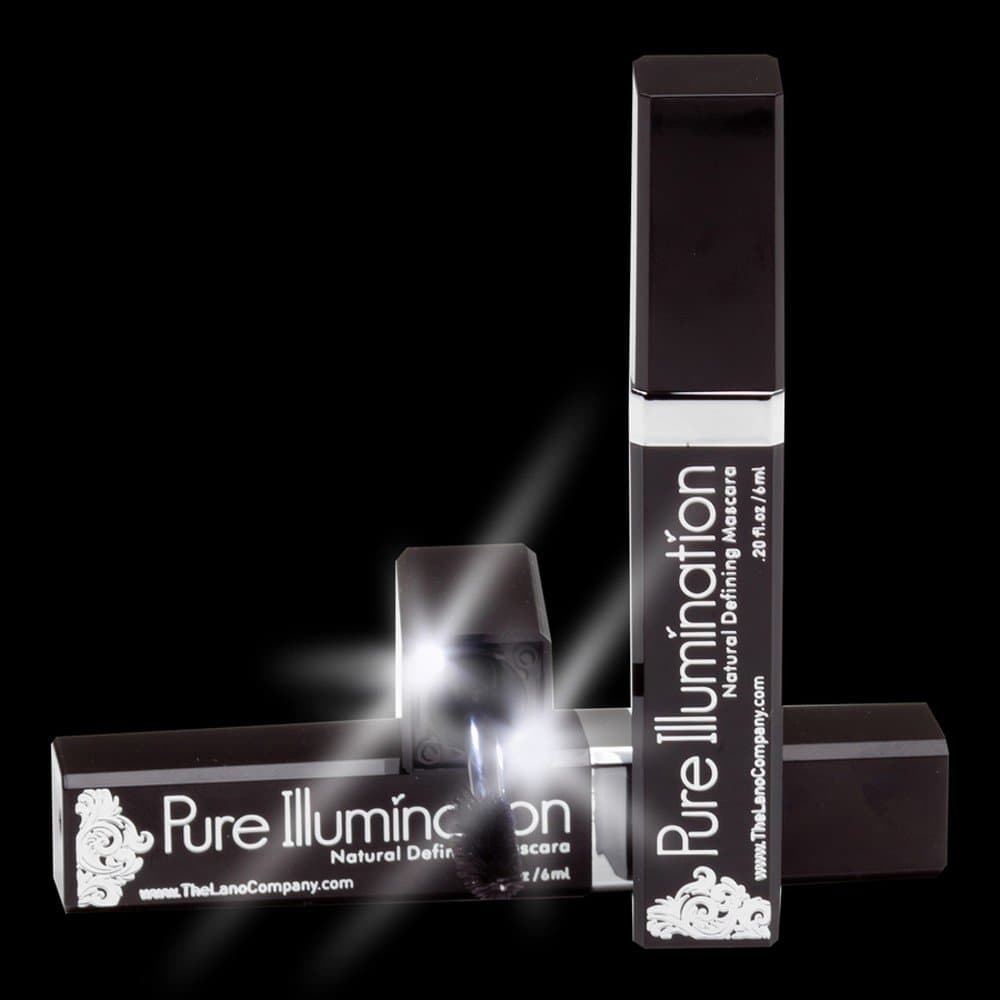 Pure Illumination Water Resistant Natural Defining Mascara w/Light up Applicator - .20 oz Black