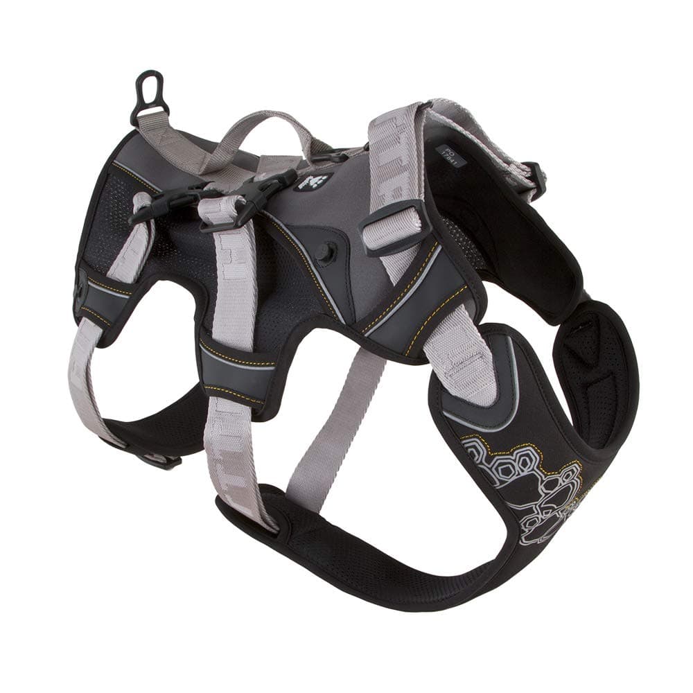 Hurtta Trail Harness for Active Dogs, Raven, 30-38 in