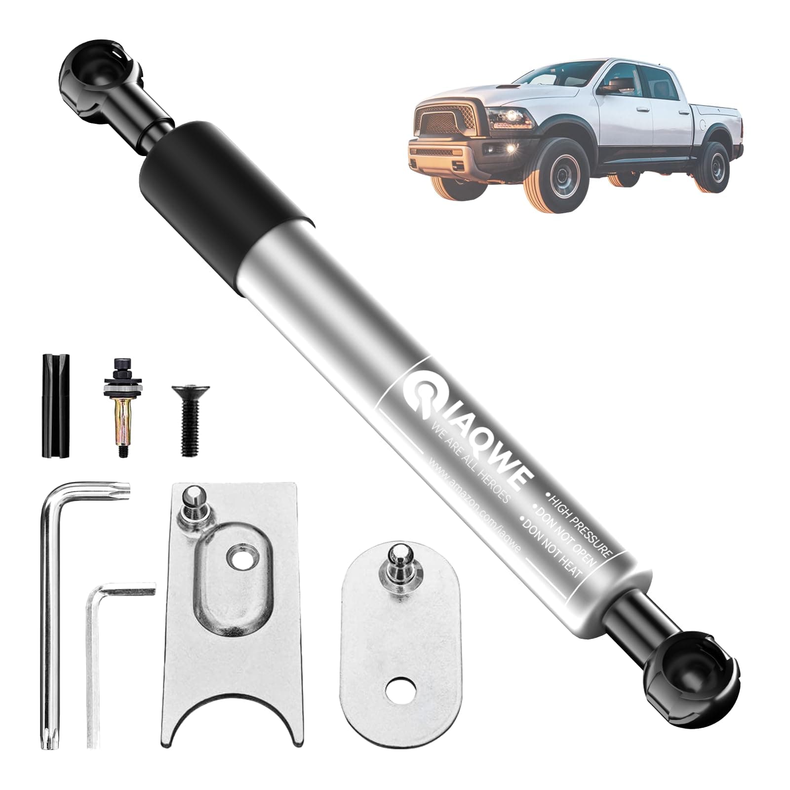 Truck Tailgate Assist Shock 43301 fit for 2009-2018 Dodge Ram 1500, 2010-2024 Dodge Ram 2500/3500, 2019-2024 Dodge Ram 1500 Classic
