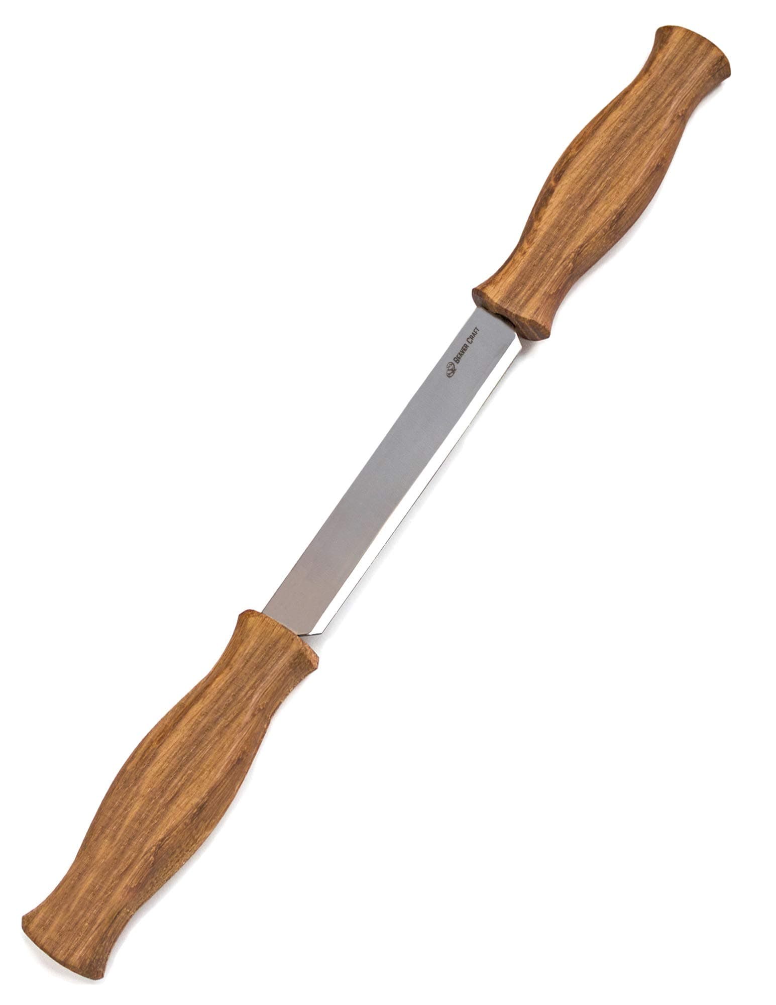 BeaverCraft Draw Knife DK1-4,3" Straight Debarking Shave Woodworking Hand Tool Bark Knife Wood Carving Splitting Knife Wood Splitter Tool