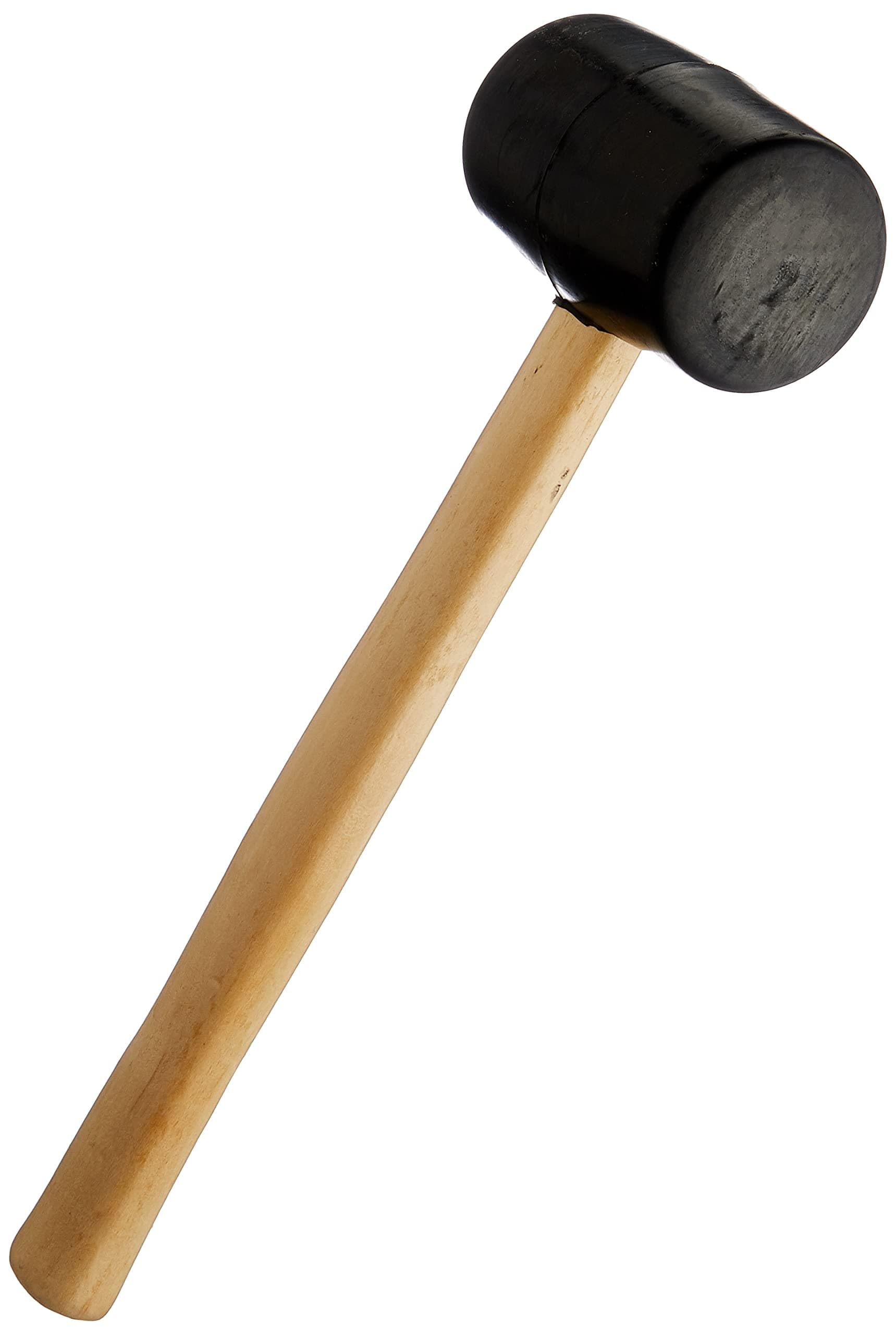 Rubber Mallet | 14.5oz Hand Tool |Hardwood Shaft | Heavy Duty Rubber Hammer |400g | 51095