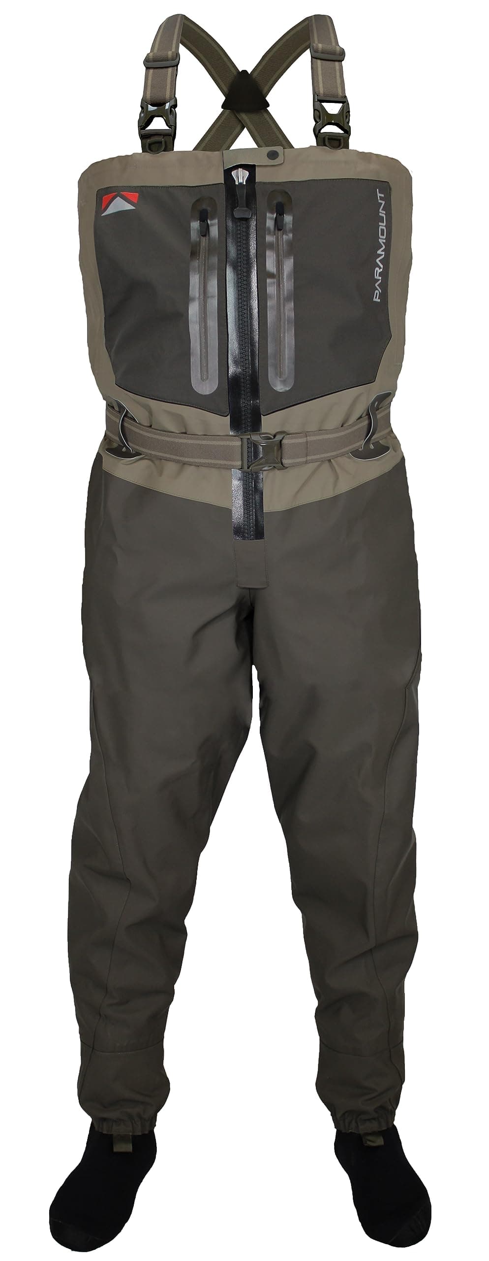 Paramount Outdoors Meridian Z Zippered Breathable Stockingfoot Fly Fishing Chest Wader