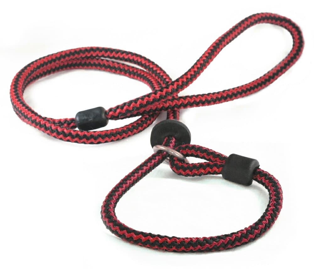 Outhwaite Dog Lead Harlequin Slip Lead, 46-inch x 9 mm, Red/ Black