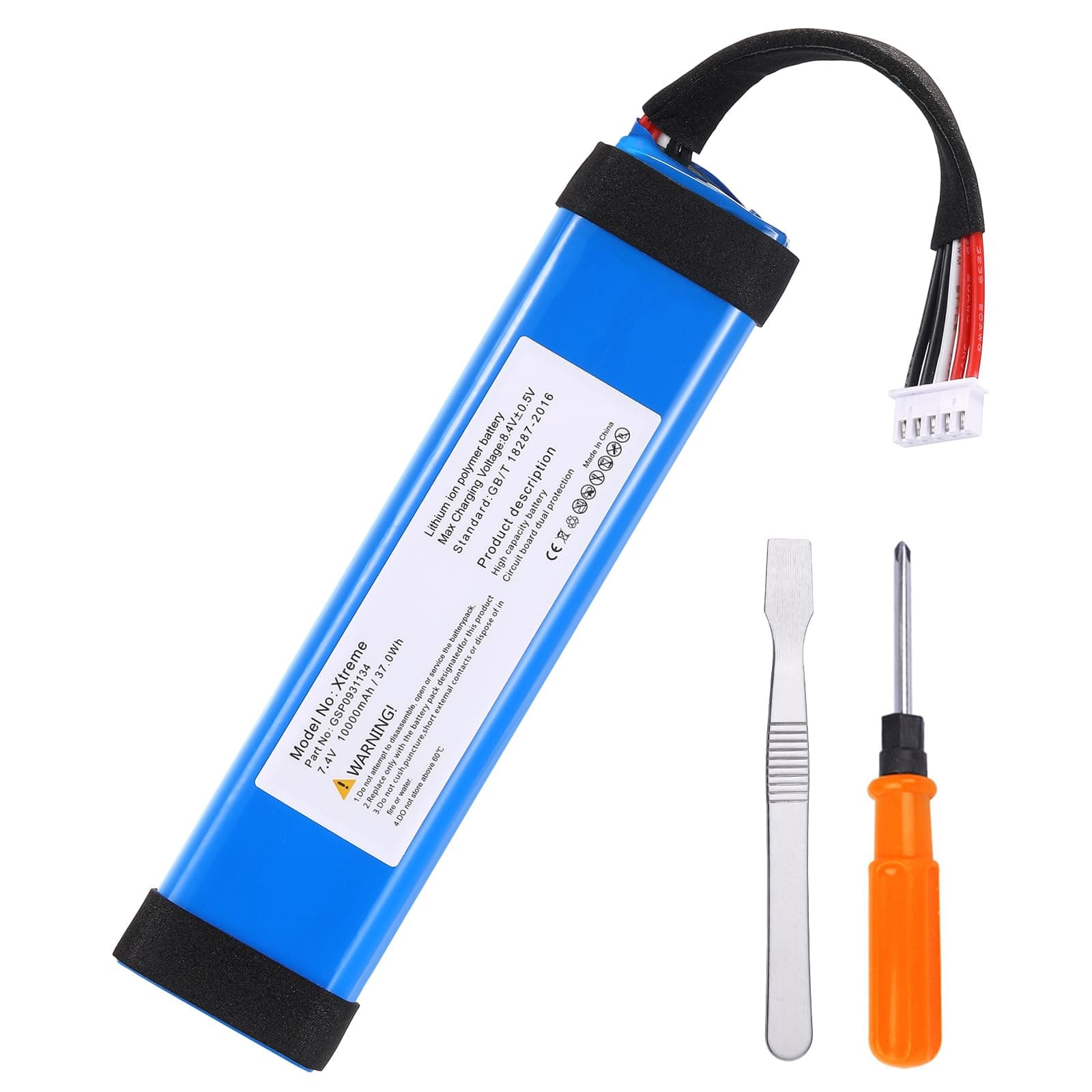 10000mah 37.0Wh Battery for JBL Xtreme1 Extreme Xtreme 1 GSP0931134 Replacement Batterie with Tools