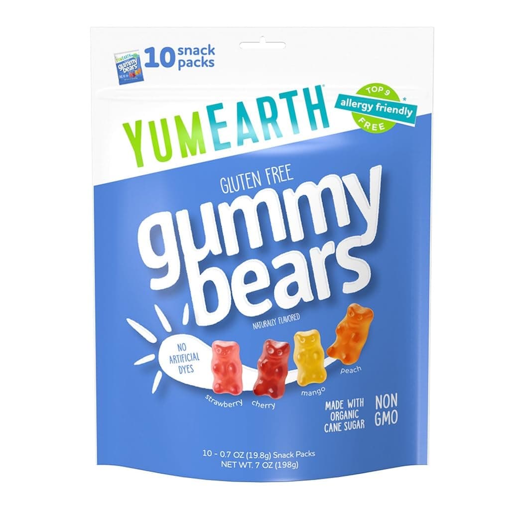 YumEarth Organic Gummy Bears, 10 Count