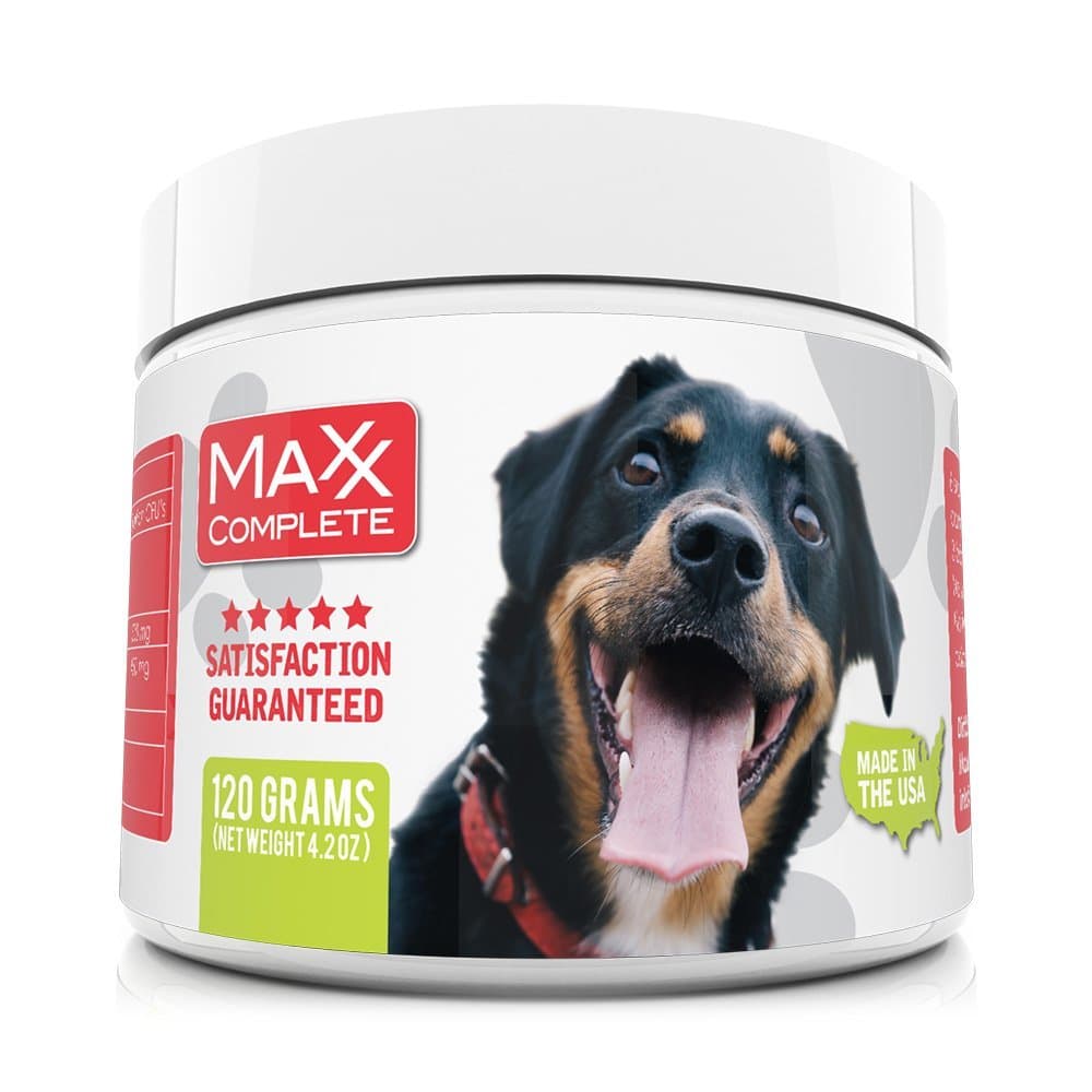 Probiotics for Dogs | MaxxComplete Advanced Non Dairy Supplement | Relieve Gas, Diarrhea, Bad Breath, Itching | 3.6 Billion CFUs | All Natural Dog Probiotic Powder with Prebiotic and Digestive Enzymes