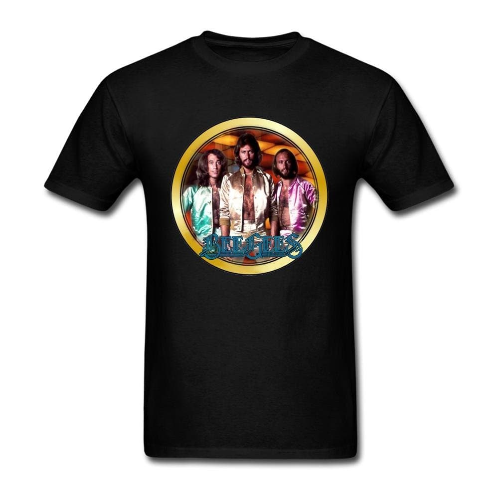 Jsder Design Bee Gees Disco T Shirt for Men Black L