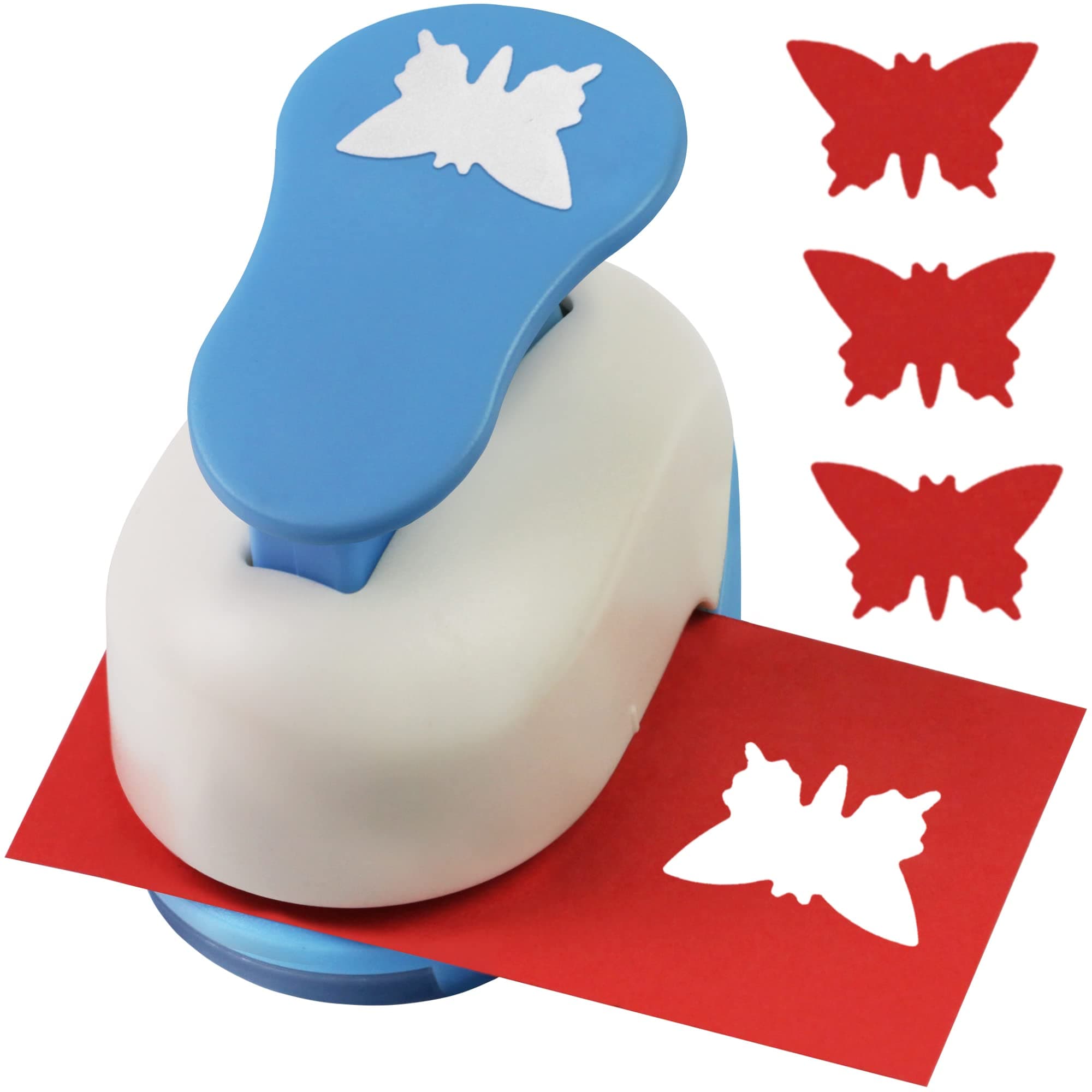 Butterfly Punch Cutter 1-inch, Paper Punches, Craft Lever Punch Handmade, Hole Shape for Paper Crafting, Scrapbook, Cards Decoration, DIY Arts.