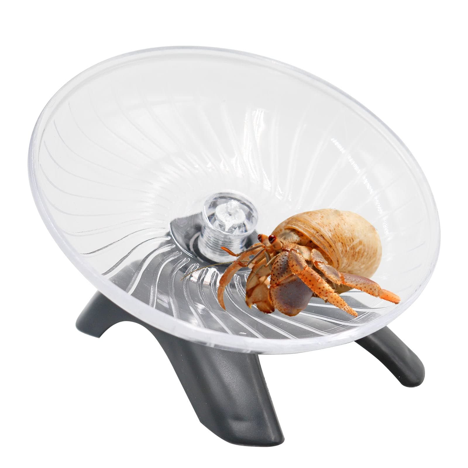 Oooct Hermit Crabs Wheel Toy, Hamster Running Wheel Toys, Small Animals Cage Accessory, Tank Accessory, Suitable for Hermit Crab Hamster Rat