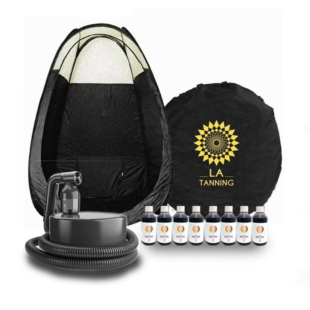 Latest Spray Tanning Kit! Tan.Lite Machine, Black Tent & 7 Bottles of Our AWARD WINNING LA Tan Solution! WORTH £340.00!