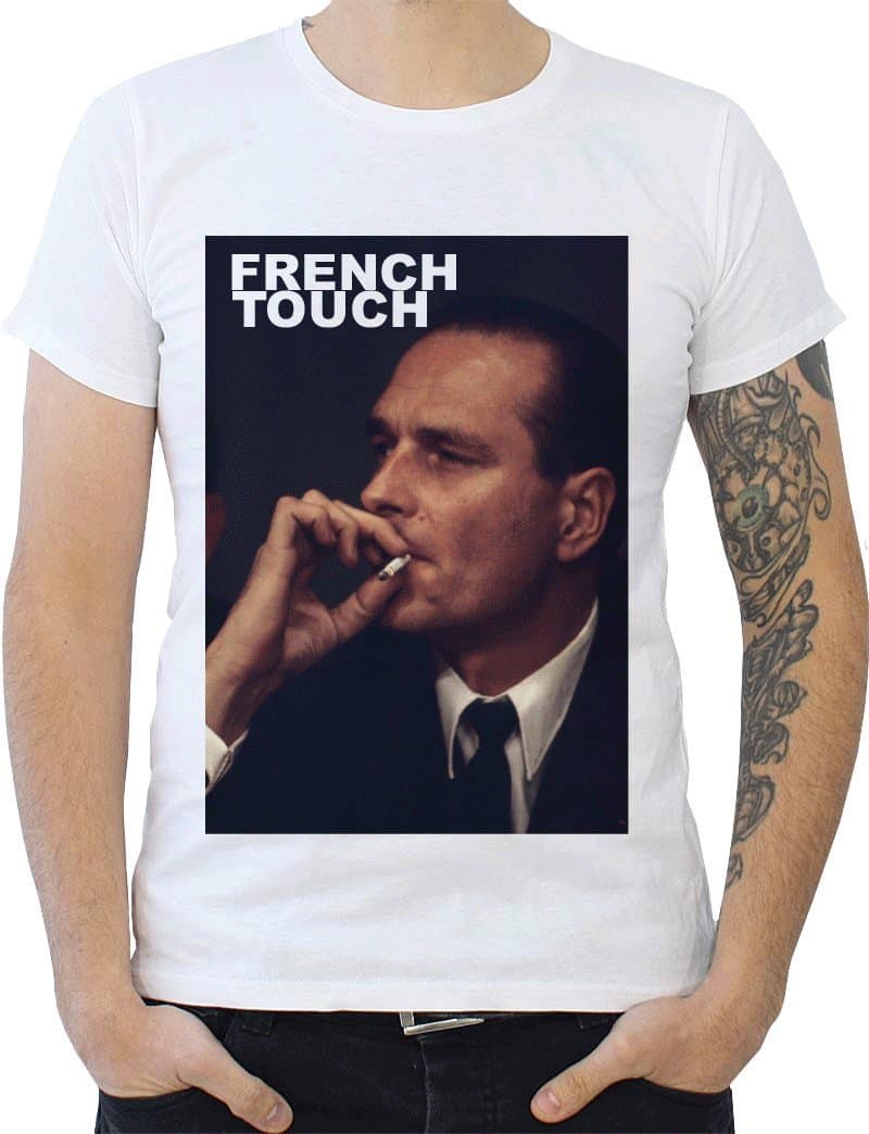 Jacques Chirac “French Touch” Printed T-Shirt -617, Ref: 580