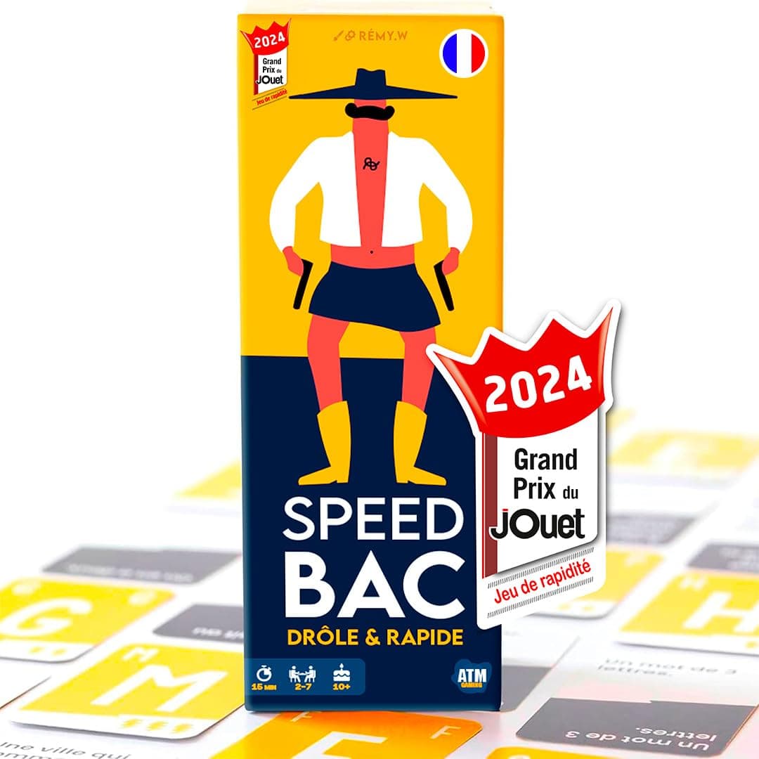 ATM Gaming Speedbac - Board Game for Family and Friends - Perfect for Mood - 2 to 7 Players - Big Toy Prize 2024